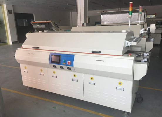 صناعية SMD SMT إعادة تدفق آلة لحام التحكم PLC 400mm عرض PCB