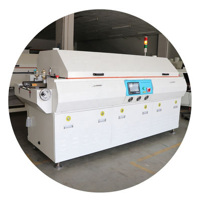 سطح اللحام SMD جبل إعادة التدفق الفرن صغير 4 مناطق 980mm نفق التدفئة