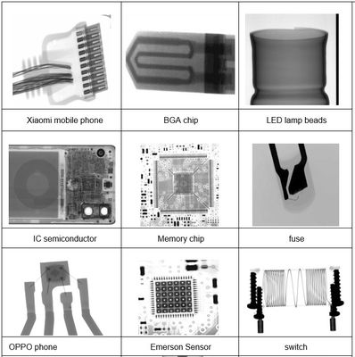ألواح الدوائر المطبوعة Pcb آلة الأشعة السينية المكونات الإلكترونية BGA كاشف الأشعة السينية